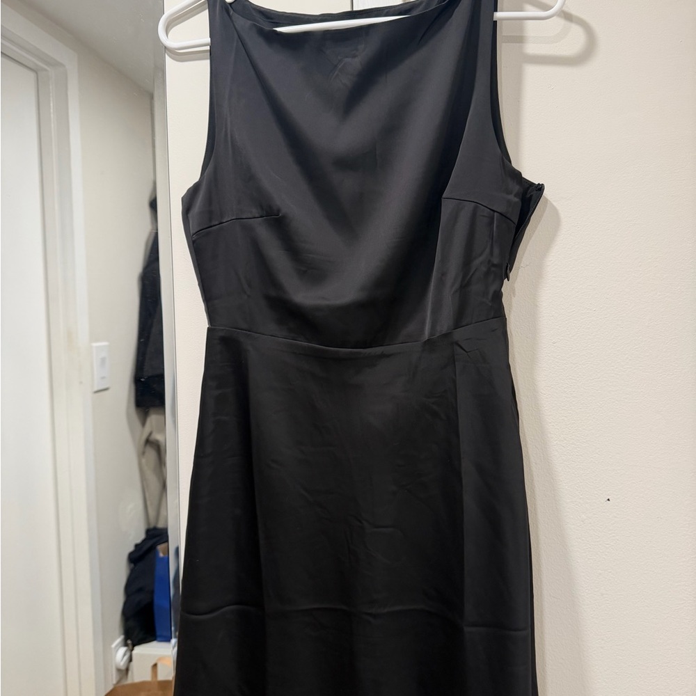 Chic Black Sleeveless Mini Dress